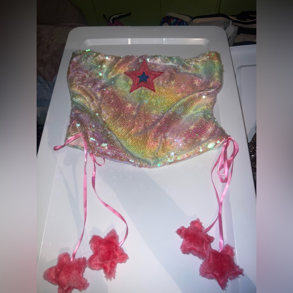 Club Exx Carnival Starscape Tube Top